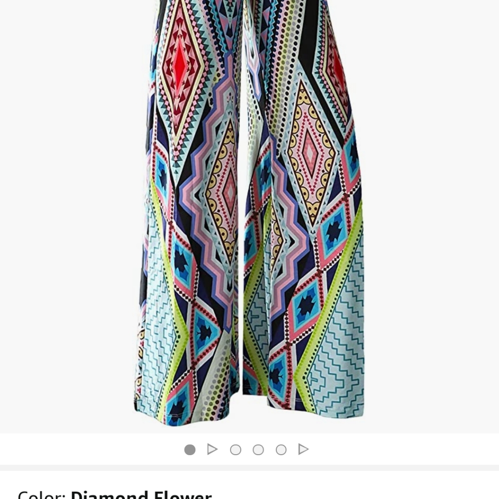 Arolina pallazo festival pants size M